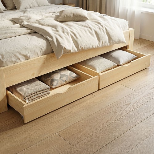 Lot tiroirs lit en - en, bois