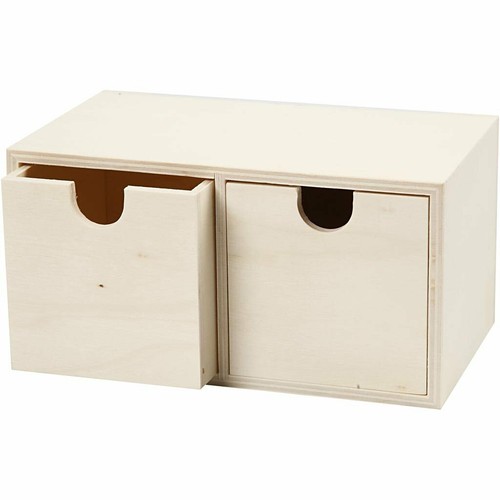 Boîte rangement bois - boîte, de